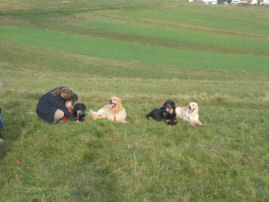 Chiara met papa,mama en ��n van de broertjes.