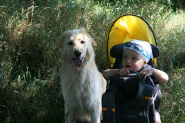 Wie laat wie nu uit? Cima en Senne.