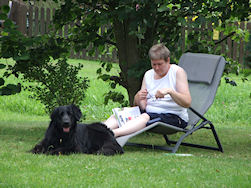 Genieten vanaf het eerste moment voor Dunja en Marleen.