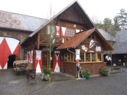 Een leuke burcht binnenplaats!