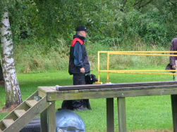 Dunja in de startblokken...