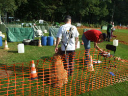 Axel klaar om punten te scoren.