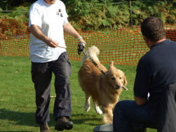 Axel fier als een gieter!