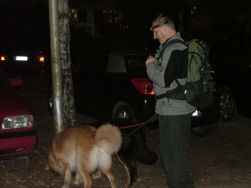 De Griezelmeester klaar voor vertrek.