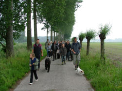 Een leuke bende onderweg...