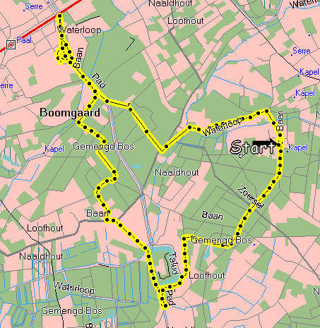 Je kan rustig de wandeling nalopen.