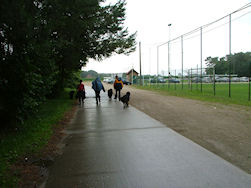 ... voor we terug aan het vertrekpunt waren.