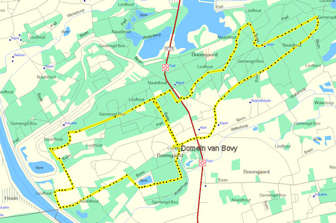 Onze wandeling te Bolderberg 11-09-2010.