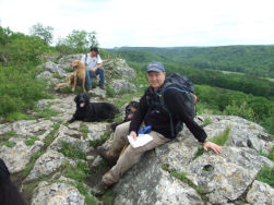 Genieten van een prachtig uitzicht.