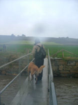 Het blijft echter regenen.