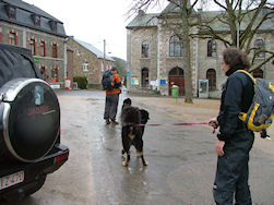 Start vanop het dorpsplein...