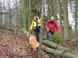 Haro, Ingrid en Patrick hadden geen problemen met wat klimwerk.