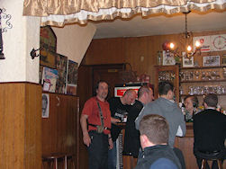 Het lokale sportcaf.