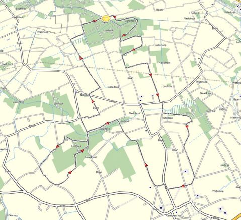 De wandeling in beeld...