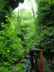 Prachtige omgeving, lastige afdaling.