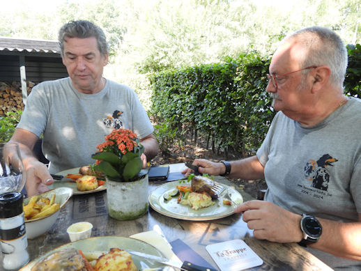 Ook hier was het eten weeral lekker!!