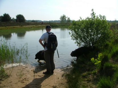 Profiteren van de Oase onder een brandende zon...