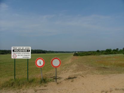 Hier stijgen regelmatig zweefvliegers op...