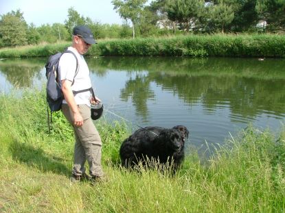 Een leuk stukje langs het kanaal...