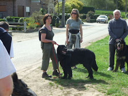 Iedereen genoot van de pauze.
