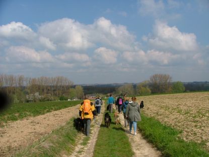 B'Elanna volgt de groep van de 10km, Pepper die van de 5km.