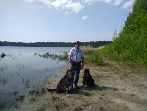 De vaste deelnemers onderweg...