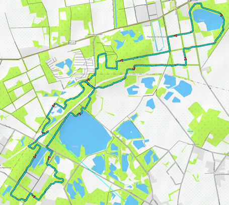 Hier kan je de wandeling volgen...