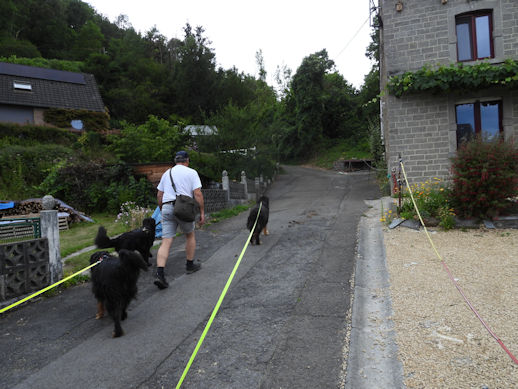 Langzaam de bewoonde wereld verlaten.