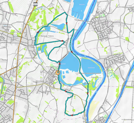 Hier kan je de wandeling volgen...