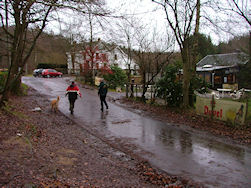 De startplaats voor onze wandeling.