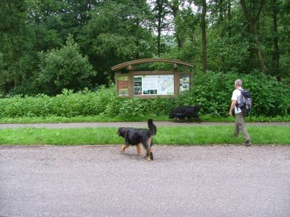 Start van de wandeling:parking watersportbaan Hazewinkel.