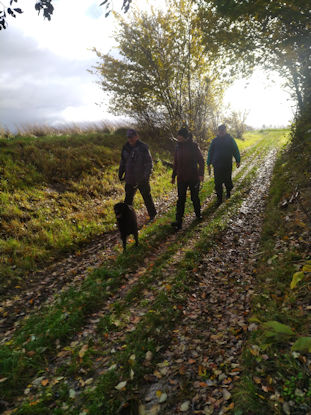 Af en toe vrolijkte de zon ons wat op!