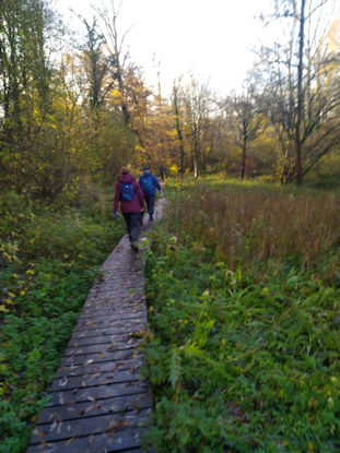 Het vlonderpad was al niet veel veiliger!