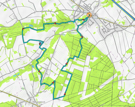 Hier kan je de wandeling  bekijken...