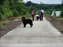 Dunja kijkt om en zag dat het goed geweest was!
