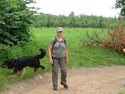 Aniet genoot van de vrijheid.