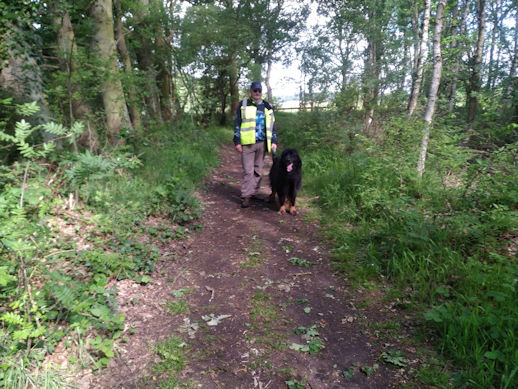 Oei baas we zijn weer bijna aan de auto...