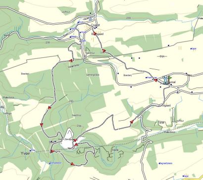 De wandeling in beeld...