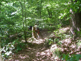 De laatste steile klim!