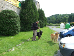 Klaar voor de start, Alain dan toch.