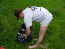 Alle hondjes zijn over, aankleden dan maar weer.