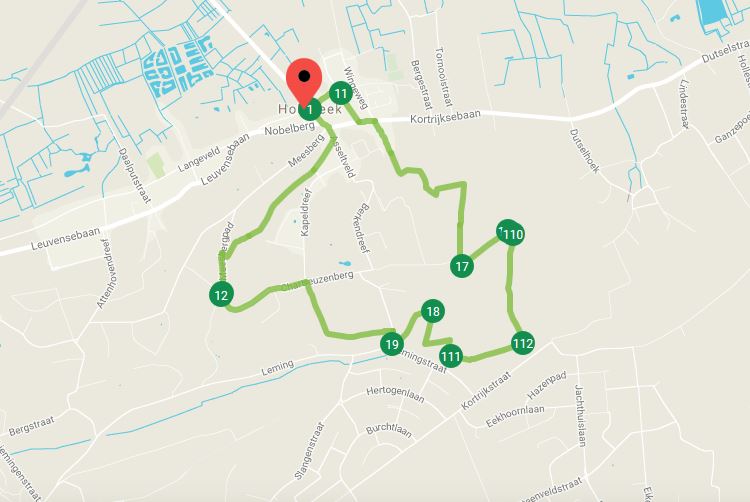 Wandeling Holsbeek 05/08/2017.