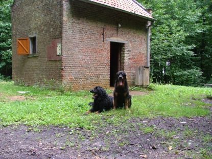 Even poseren voor de kapel...