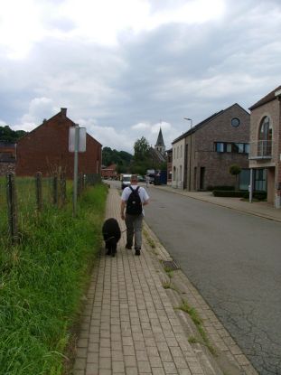 Eind- en startpunt in zicht na 7.7 km.