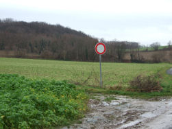 Hier linksaf...
