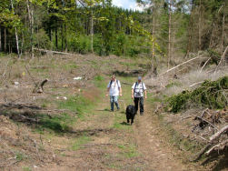 Weer op pad, berg opwaarts.